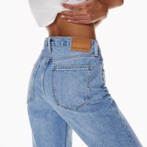 Aritzia x Denim Forum Marianne Mid Rise Loose Flare Jeans